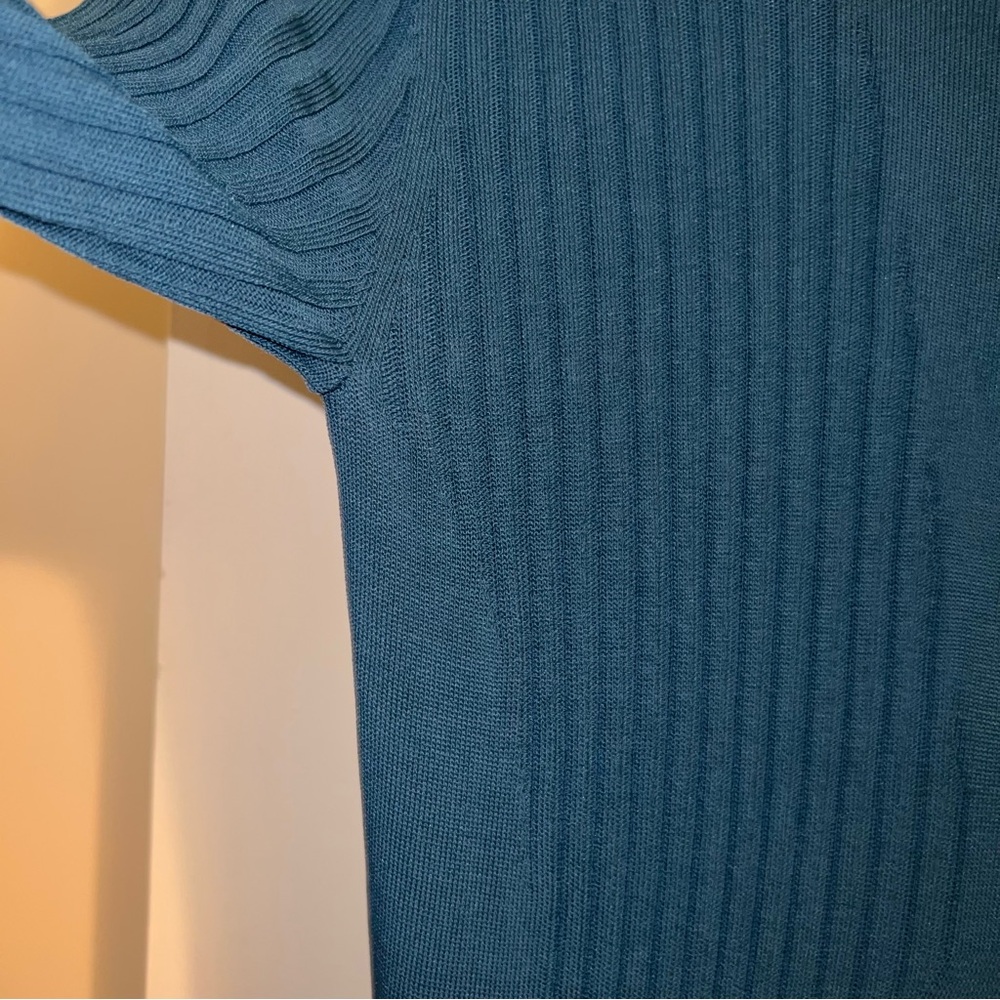 Opening Ceremony Teal Asymmetrical Mid-Length Dress in Medium - Picture 9 of 15